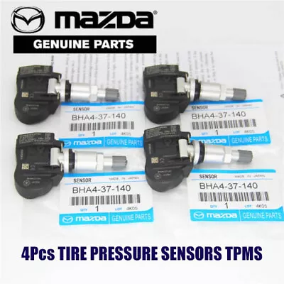 4X GENUINE GN3A-37140 TIRE PRESSURE SENSORS TPMS For Mazda 2 3 5 6 CX7 CX9 RX8 • $42.99