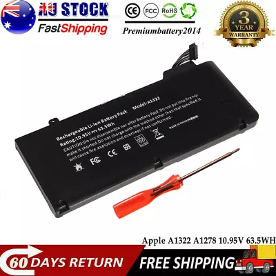 63.5WH Battery For Apple MacBook Pro 13  Unibody A1278 A1322 2009 2010 2011 2012 • $39.99