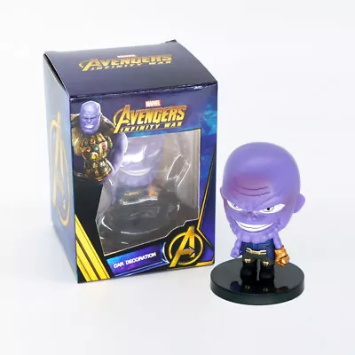 Marvel Avengers Thanos With Infinity Gaunt 3.6  Action Figures Model Toys Doll • £10.99