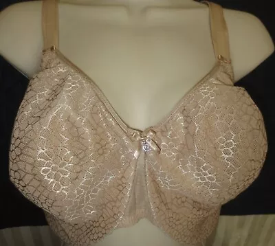 CHANTELLE 1891 NUDE JACQUARD MAGNIFIQUE MINIMIZER UW Bra Size 36 I • $24.93