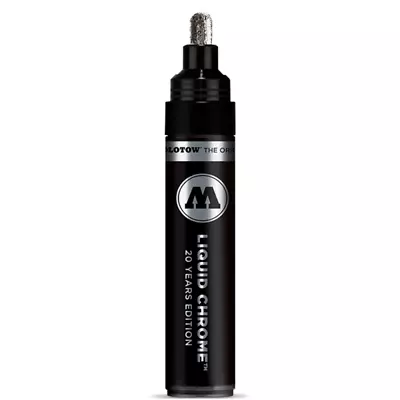 Molotow Liquid Chrome Pen Silver Permanent Marker Mirror Effect.6 Sizes & Refill • £14.95