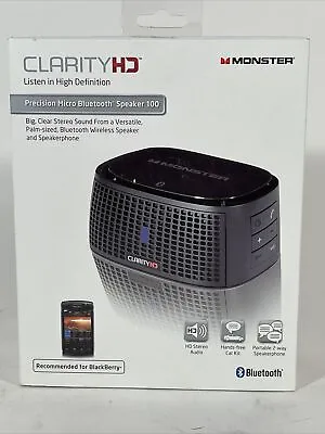 Monster ClarityHD Precision Micro Bluetooth Universal Rechargeable Speaker New • $49.24