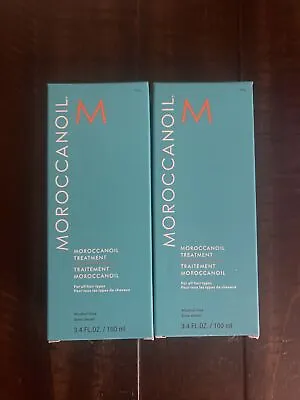 Moroccanoil Hair Treatment Classic Moroccan Oil - 3.4oz X 2! • $70