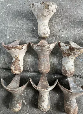 Vintage Cast Iron Rounded Tub Feet Lot Of 7 • $49.99