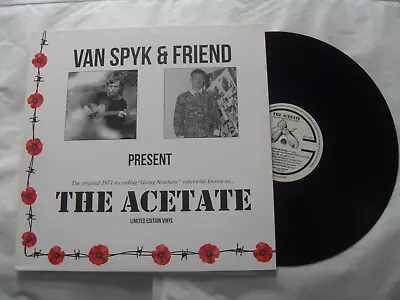 Van Spyk & Friend.......the Acetate........lp 2016.....ltd Ed Of 250 / Folk • £2.50