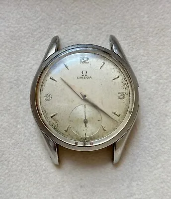 Vintage Omega Automatic Cal 30t2 2503-3 Swiss Made Men's Watch White Dial 1947 • $397