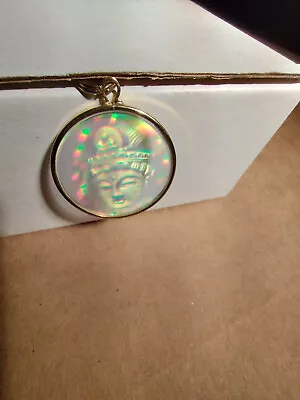 Vintage Buddah Clear Religious Hologram Pendant • $26.95