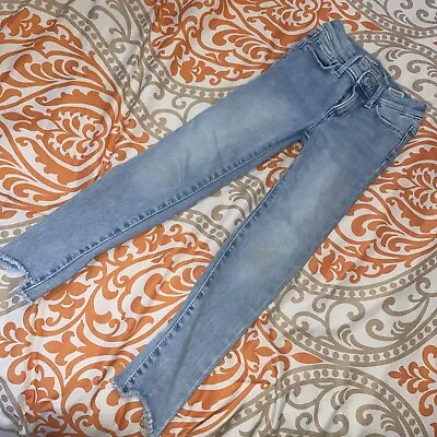 Old Navy Rockstar 360° Stretch Ripped High-rise Jeggings Girls Size 7 Jeans • $6