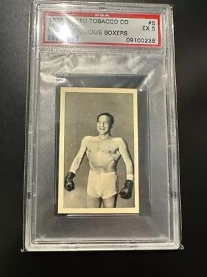 1935 United Tobacco Max Baer *hof* Psa 5 World ((famous Boxers)) • $295