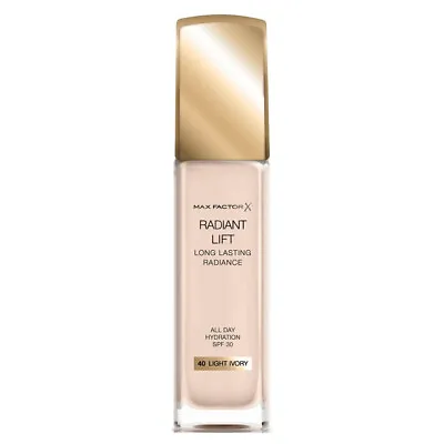 Foundation Liquid Max Factor Radiant Lift Moisturizing SPF 30 Woman Make Up 3742 • £27.90