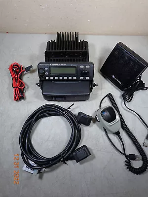 Motorola MCS2000 110 Watt 146-174 MHz VHF Rear Mount Radio Model II M01KLM9PW6AN • $299.99