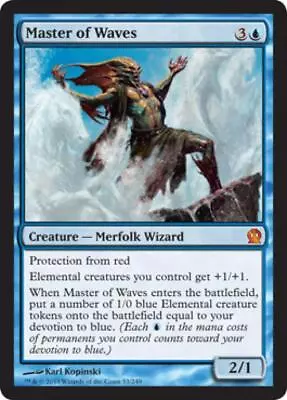 MTG Master Of Waves Near Mint Normal Theros • $2.99
