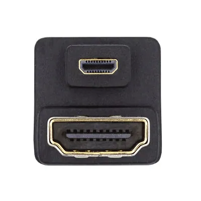 360 Degree Opposite U Shape Back Angled Extension Adapter Micro HDMI 1.4 To HDMI • $10.99