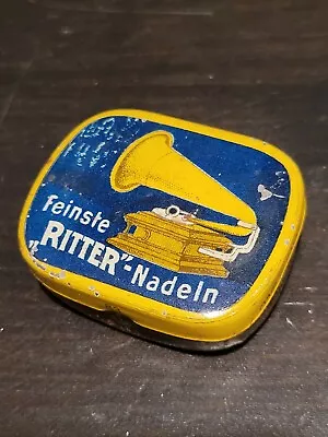 Gramophone Phonograph Needle Tin Nadeldose Ritter • $20