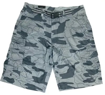 Mens Belted Cargo Shorts • $16.97