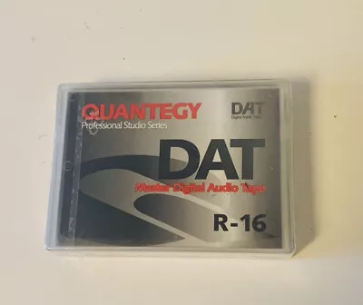 Quantegy Professional Studio R-16 DAT Cassette Digital Audio Tape Recording New • $14.99