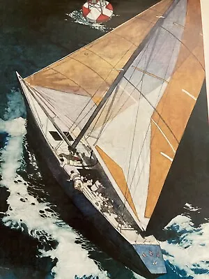 Makin’ The Mark ORIGINAL Poster SIGNED Sailing Yacht Race 1991 San Diego P14 • $100