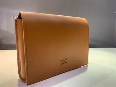£14.99 • Buy Acqua Di Parma Yellow Tan Travel Case Make Up Bag (Etihad Amenity Kit)