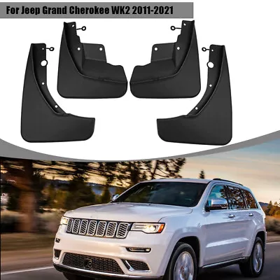 4PCS Splash Guards Mud Flaps Mudguards For Jeep Grand Cherokee WK2 2011-2021 • $38.69