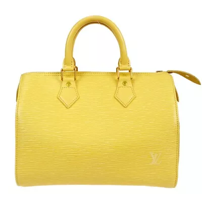 Louis Vuitton Speedy 25 Handbag Yellow Epi M4301A SP0051 28137 • $700.20