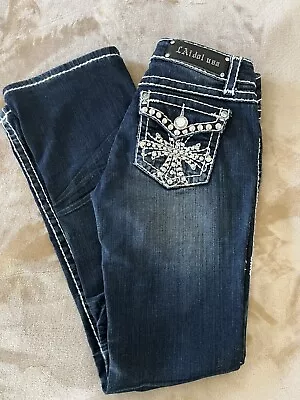 Vintage LA Idol Thick Stitch Bootcut Dark Wash Jeans Women's Size 5 29 • $15