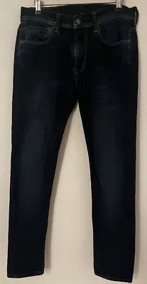 £10.50 • Buy Mens LEVI STRAUSS Dark Blue 519 100% Cotton Straight Leg Jeans UK32w32L - CG C28