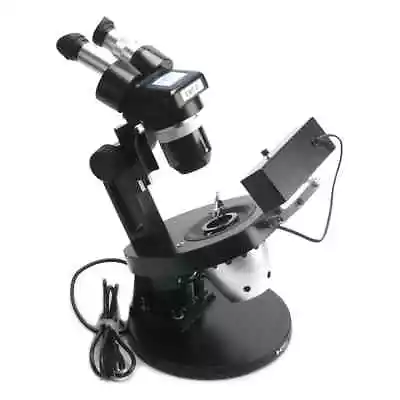 Stereo Gemstone Microscope Meiji GemScope 10X Eyepieces Gemological Gem Stand • $329.99