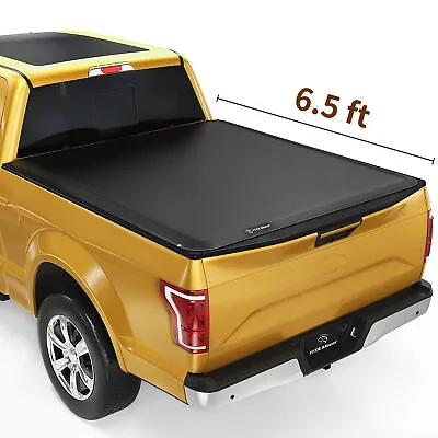 6.5ft 78.9  Bed Tonneau Cover Soft Roll Up For 2015-2024 Ford F-150 F150 W/ Lamp • $127.59