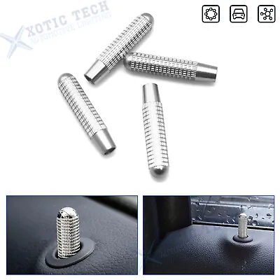 Silver Bolt-on Door Lock Knobs Molding Pin For Mercedes Benz CLA180 GLA200 AMG • $12.98