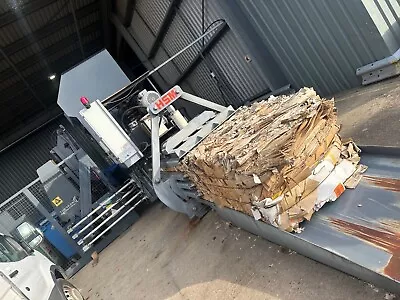 Hsm Vk4812 Channel Baling Cardboard Plastic Waste Baler Compactor • £49995