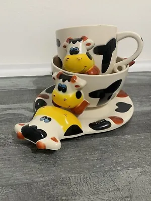 Kids Collectible Cow Themed Breakfast Set • £10