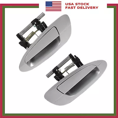 Rear Outside Door Handle SET 2PCS For Nissan Altima Radian Silver K12 2002-2006 • $33.92