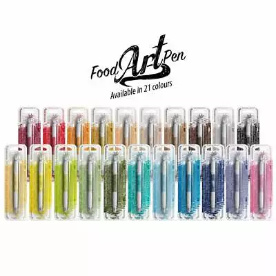 Rainbow Dust Edible Double Ended Sided Food Colouring Pens For Cake Decorating • £1.99