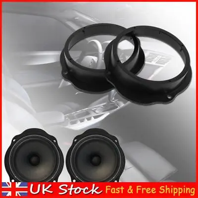 2pcs 6.5in Speaker Adapter Universal Mounting Spacer Adaptor Ring For Ford Focus • £7.79
