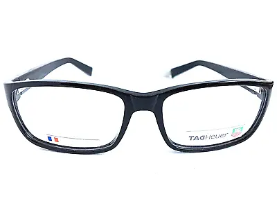 New TAG Heuer TH 0535 001 58mm Black Men's Eyeglasses Frame France • $299.99