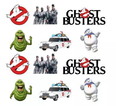£2.99 • Buy Set Of 12 Ghost Busters Themed Cupcake Toppers, Edible Icing Or Photo Paper