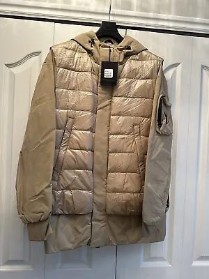Mackage Kaden Hooded Down Feather Leather Sleeve Coat Parka Jacket Retail $750 • $249