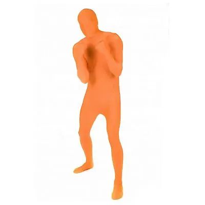 Orange Morphsuit M - XXL Men`s Women`s Skinsuit Zentai Suit Fancy Dress Costume • $34.95