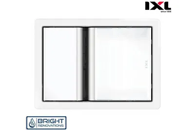 IXL Tastic Luminate Single 3 In 1 Bathroom Heater Exhaust Fan & Light - White • $829