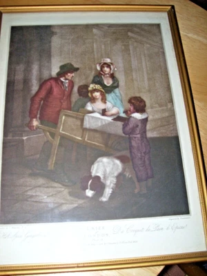 £14 • Buy Cries Of London Print With Music On The Back - Hot Spice Gingerbread Smoking Hot