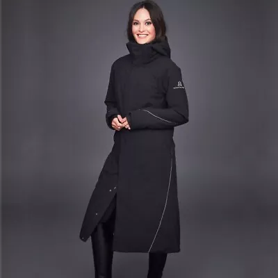 Mountain Horse Alicia Coat W/hood - Grey - 302200 (Var. Sizes) • $258.95