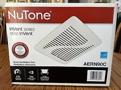 Broan NuTone Invent Series AERN90C Bathroom Very Quiet Ventilation Fan Brand New • $61.95