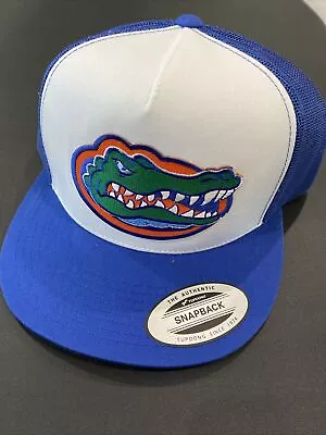 Florida Gators Vintage Embroidered Logo Trucker Snapback Cap Hat New 🐊🏈🏀 • $22