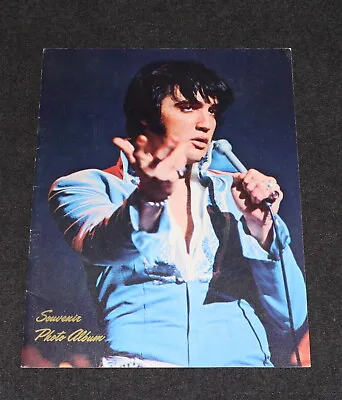 Elvis Presley 1970 Tour Photo Album (blue) RCA Records Souvenir Program Book • $34.44