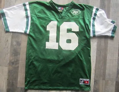 Vintage Logo Athletic Vinny Testaverde Jersey Size L New York Jets #16 Signed • $21.99