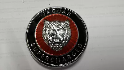 Bonnet Badge 'Jaguar Supercharged' Fits Jaguar XKR X100 1996-2006 Genuine Jaguar • £60