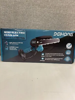 DEIHONG Mini Chainsaw Portable Electric Cordless Chainsaw Battery Powered • $25.99