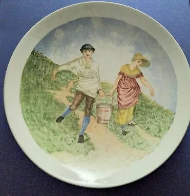 £95 • Buy Antique MINTON C.1843  Jack & Jill  Large Cabinet Plate *Extremely RARE Find*