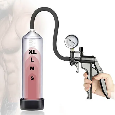For Male ED Enhancement Erectile Enlargement Enlarger Vacuum Penis-Pump Cylinder • $37.91