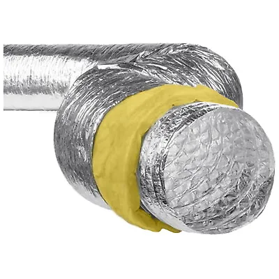 Hydroponics Acoustic Insulated Flexible Ducting 4  5  6  8  10  12  Inch • £26.29